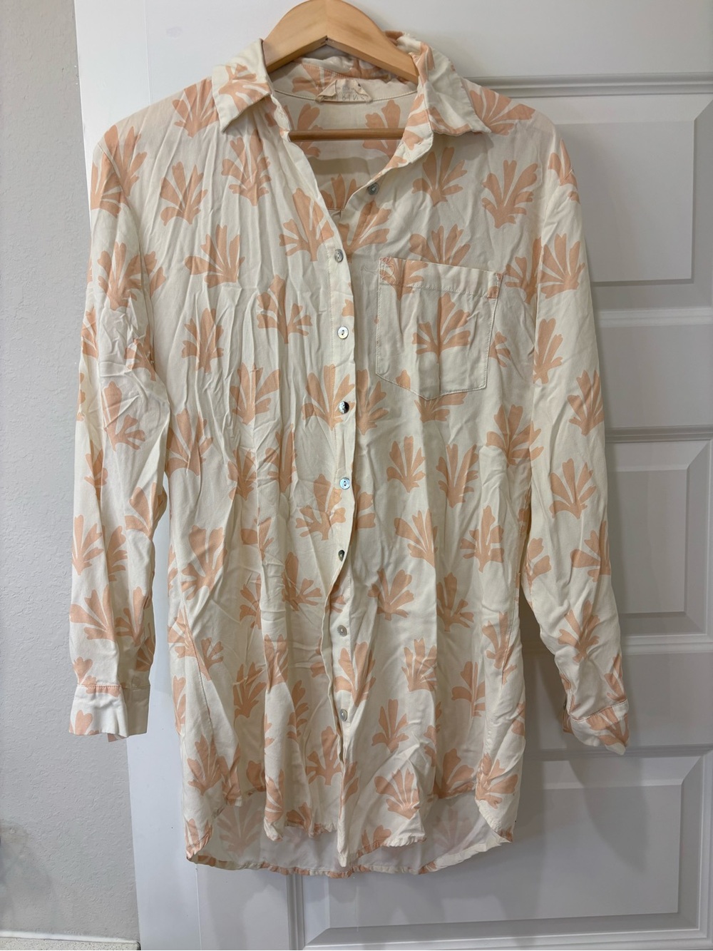 Citrine swim coverup shirt M medium
